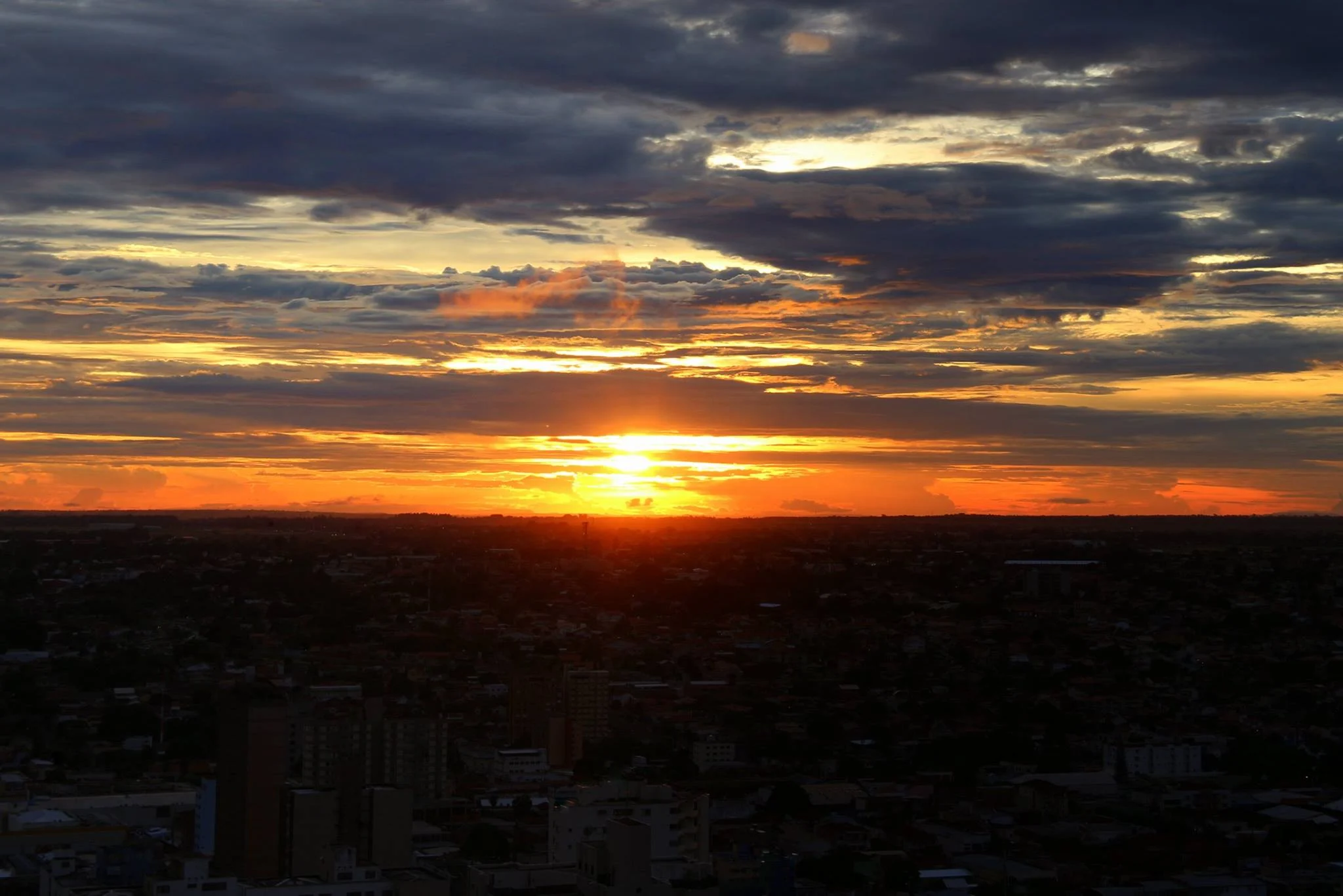 Pôr do sol em Campo Grande